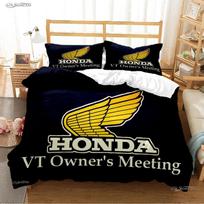 HRC-HONDA Motociklo logotipas Antklodės užvalkalas, Antklodė, Lovos patalynės komplektai, Minkštas antklodės užvalkalas ir pagalvių užvalkalai paaugliams, Viengulis/Dvigulis/Karalienės dydžio/Karaliaus dydžio 70x133cm