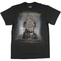 HBO'S Game of Thrones Men's Throne T-Shirt S juoda