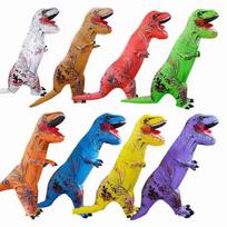 Pripučiamas kostiumas Tyrannosaurus Rex - Juokingas dinozauro cosplay Helovino vakarėliams Child 120-160 cm
