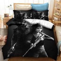 3D Spausdintas žaidimas The Last Of Us Part Patalynės komplektas Dvigulis Twin King Antklodės užvalkalas Antklodė Pagalvės užvalkalas Berniukams Mergaitėms Suaugusiems Miegamasis 70x133cm 3pcs