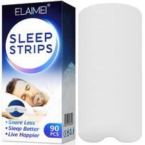 ELAIMEI Anti Snoring miego juostelės Vienkartinės švelnios burnos juostelės Geresnis kvėpavimas per nosį Sumažina burnos sausumą gerklės skausmą