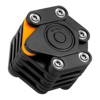 Universals Anti Thefts Bike Lock Compacts Folding Structure Passwords Alloys Steel Chain With Multiple Vehicle 1
