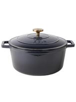 ZYLE Apvalus emaliuotas ketaus puodas, 6l