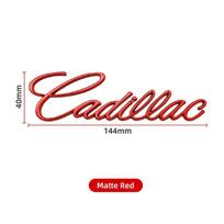 3D Metalinė raidė Automobilio galinės dalies lipdukas Sparno šoninė bagažinės emblema Cadillac ATS BLS CTS EXT SLR SRX STS XT4 XTS XT6 Escalade Deville auksinė