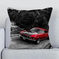 Retro automobilio antikinio automobilio rašto spausdinimo pagalvės užvalkalas miegamojo svetainės biuro sofos darbo kabineto vaikų kambario automobilio sėdynės pagalvės užvalkalas 40cmx40cm gray