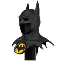 1x Kaukės rekvizitai Betmeno kaukėms, pilnas veidas, Bruce Wayne kostiumas, superherojus, lateksas