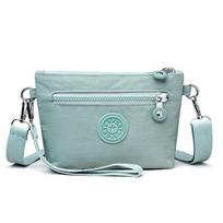 Women's Crossbody Bag Large Capacity Chest Bag Mother Bag Nylon Shoulder Bag raudona