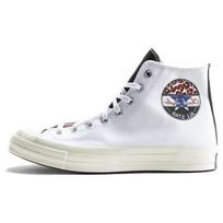 Converse Chuck 70 hi Comfortable & Stylish Durable & Lightweight High Top Canvas Shoes Unisex & Gender White & Red Stitching 35