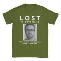 PAMETĖJAU SAVO VAINIKĄ T-shirt Paplūdimys Ryan Gosling Medvilniniai T-shirt'ai Vyrams Laisvalaikio Individualus Pasidaryk Pats T-shirt Trumpomis Rankovėmis Y2K Juokingi Viršutiniai Drabužiai S
