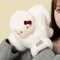 Hello Kitty Plush Winter Gloves