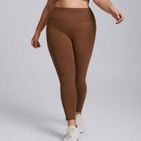 Women's Plus Size Yoga Set: High-End, Tight-Fit Two-Piece with Butt-Lifting Pants & Side Pockets S