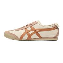 Onitsuka Tiger MEXICO 66 Kvėpuojantys žemi kasdieniai batai Unisex Smėlio spalvos Oranžiniai sportbačiai 1183C102-204 42.5