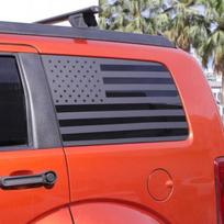 Galinio lango stiklo panelės dekoratyvinės lipdukai Decal Vėliava 2007-2012 Dodge Nitro