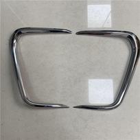 For Toyota Corolla Sedan E210      Variant Fog Front Light Frames Cover Trim Racing Sticker Grille Chrome sidabras