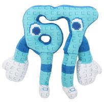 25cm STEAL A BRAINROT Blue No. 67 Plush Toy Cute House Dolls Game Surrounding Blue No. 67 Toys Soft Toys for Kids Birthday Gifts 25cm