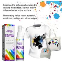 Sublimacinio padengimo skystis Sublimacinis purškiamas rašalas Paruošimo rinkinys medvilnės audiniui T-shirt drobės kepuraitėms puodeliams stiklo keramikos metalo 100ml white