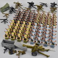 Karinės figūrėlės Kareiviai Armijos konstravimo kaladėlės Surinkimo kaladėlės Nacionalinės armijos ginklai Vaikų žaislai