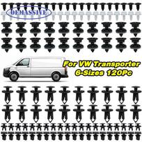 OEMASSIVE 120x For VW Transporter T4 T5 T6 Car Trim Lining Clips Bumper Retainer Auto Engine Undertray Cover Fastener Push Rivet