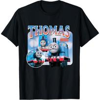 Thomas & Friends - Geležinkelio gyvenimo marškinėliai S juoda