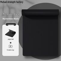 Vyriškas itin storas neslystantis jogos kilimėlis pradedantiesiems - Prailgintas ir platus fitneso kilimėlis namų pratimams su nemokamu pristatymu 183cm x 61cm x 10mm Thick