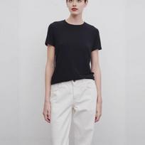 The Row 25 New Season Basic Short-Sleeve Crew Neck Pima Cotton T-Shirt Small juoda