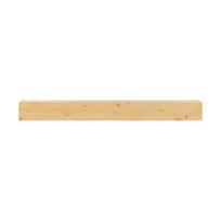 Židinio mantijos medinė lentyna 152 cm natūrali