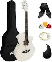 Tiger Akustinė elektrinė gitara, balta