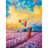 Tapybos rinkinys pagal skaičius "Baloons" 40x50cm , 80918