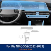 TPU apsauginė plėvelė  KIA Niro SG2  Įbrėžimams atspari Automobilio interjero Navigacijos Durų Centrinės konsolės Prietaisų skydelio Priedai With tools