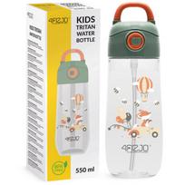 Vaikiška vandens gertuvė 550 ml (balonai) – kasdieniam naudojimui namuose, mokykloje ir kelyje
