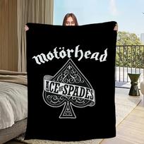 Juosta M-MOTORHEAD-ES Rock Antklodė Flanelinė šilta komfortiška minkšta pliušinė antklodė Piknikui Lovoms Sofoms Namams Ir Miegamiesiems 30x40in