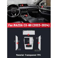 Įbrėžimams atspari automobilio salono centrinės konsolės, multimedijos skydelio, navigacijos TPU apsauginė plėvelė, skirta MAZDA CX-60 2024 CX60 Lipdukas Left rudder driving