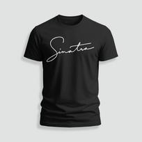 Frankas Sinatra simbolis logotipas juokingi marškinėliai Dydis S-5XL Pagaminta JAV Unisex marškinėliai S