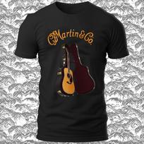 Nauji vyriški marškinėliai su Martin & Co gitarų logotipu ir JAV, juokingi, S–5XL dydžio, unisex marškinėliai L