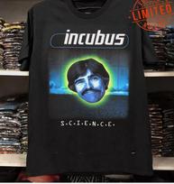 INCUBUS Grupė SCIENCE Albumas Juodi Medvilniniai Marškinėliai Visų Dydžių S-5XL Unisex Marškinėliai XXL gray