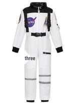 Vaikų astronautų kostiumas Helovinui, šventėms ir Cosplay XL (US 10-12Y) oranžinė