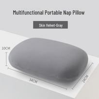 Compact Memory Foam Face-Down Nap Pillow for Office & Travel Without Liner