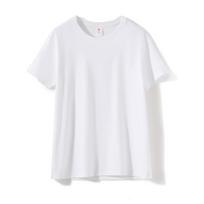 180g Cotton Men's Crew Neck Short Sleeve T-Shirt - Solid Color Blank for DIY Logo Print L