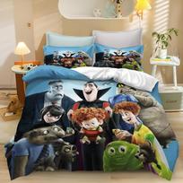 Hotel Transylvania Antklodės užvalkalas Drakula Animacinis filmas Miškas Poliesteris Suaugusiųjų Dovana 2/3 vnt. Patalynės komplektas 135x200cm