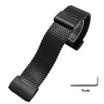 VIENAS Nerūdijančio plieno laikrodžio apyrankės adapteris CASIO G-Shock modifikuotiems GG-1000/GWG GSG-100 vyriškiems Juodas apyrankės dirželis Laikrodžio grandinėlėMN 24mm