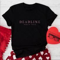 NAUJIENA! BLACKPINK DEADLINE PASAULIO TŪRAS 2025 T-SHIRT VISI DYDŽIAI S-5XL Unisex T-Shirt XL