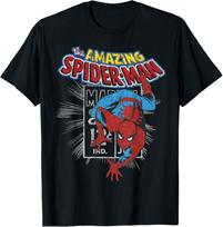 Marvel Nuostabusis Žmogus-Voras Vintažinis Komiksų Plakatas Marškinėliai Dydis S-5XL Unisex Marškinėliai XXXL