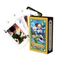 Anime Pokeris Žaislas Hunter X Hunter Stalo Žaidimo Kortelės Hisoka Killua Zoldyck Cosplay Kietas Viršelis Kolekcijos Dovana