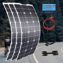 pilnas saulės kolektoriaus rinkinys 100w 200w 300w 400w Lankstus aukštos efektyvumo saulės elementas 23 PWM valdiklis [7D66F85]