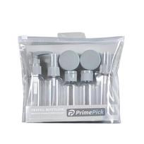 Kelioninis Kosmetikos Indelių Rinkinys Pilkas 9 vnt. PrimePick