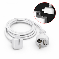 Apple MacBook 60W / 85W EU maitinimo laidas (IEC 60320 C7 /  Volex APC7Q) (White) (Original / Used)