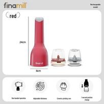 FINAMILL Įkraunamas automatinis prieskonių malūnėlis