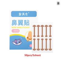 50/100 Patches Shrinking Nose Wing Stickers Cosplay Nose Shrink Nose Strips Shrink Thin Invisible Beauty Wings Narrow Nose