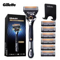 Gillette Fusion Glide Power Pro skustuvas - 5 ašmenų elektrinis skustuvas vyrams, glotnus ir švarus skutimasis, tiksli priežiūra