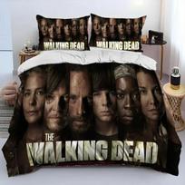 Siaubo TV The Walking Dead Lincoln patalynės komplektas 3D spausdintas Tinka miegamojo antklodės užvalkalų komplektas su pagalvių užvalkalais Namų tekstilė 70x133cm 3pcs